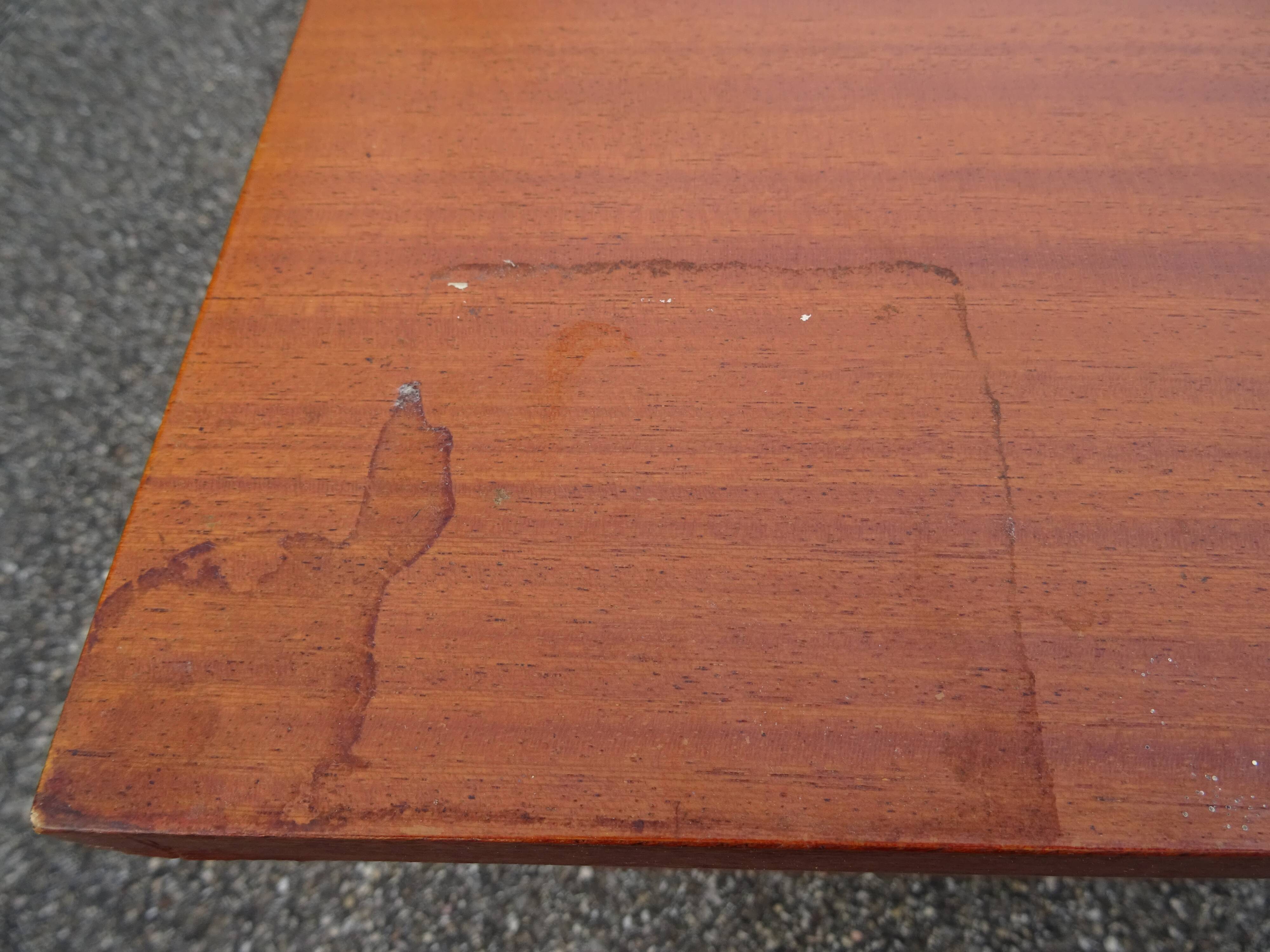 Vintage wood metal desk from the 60s