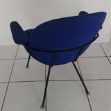 Vintage armchair 1950 gispen blue
