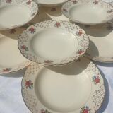 Set 12 hollow plates Villeroy & Boch 1950