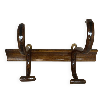 Antique Coat Rack THONET BAUMANN Curved Wood 1900 Vintage