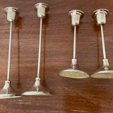 Gilded brass candlesticks