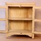 Art Deco cabinet in original ecru patinated Burmese teak.