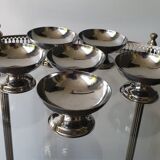 6 stainless steel ice cream cups