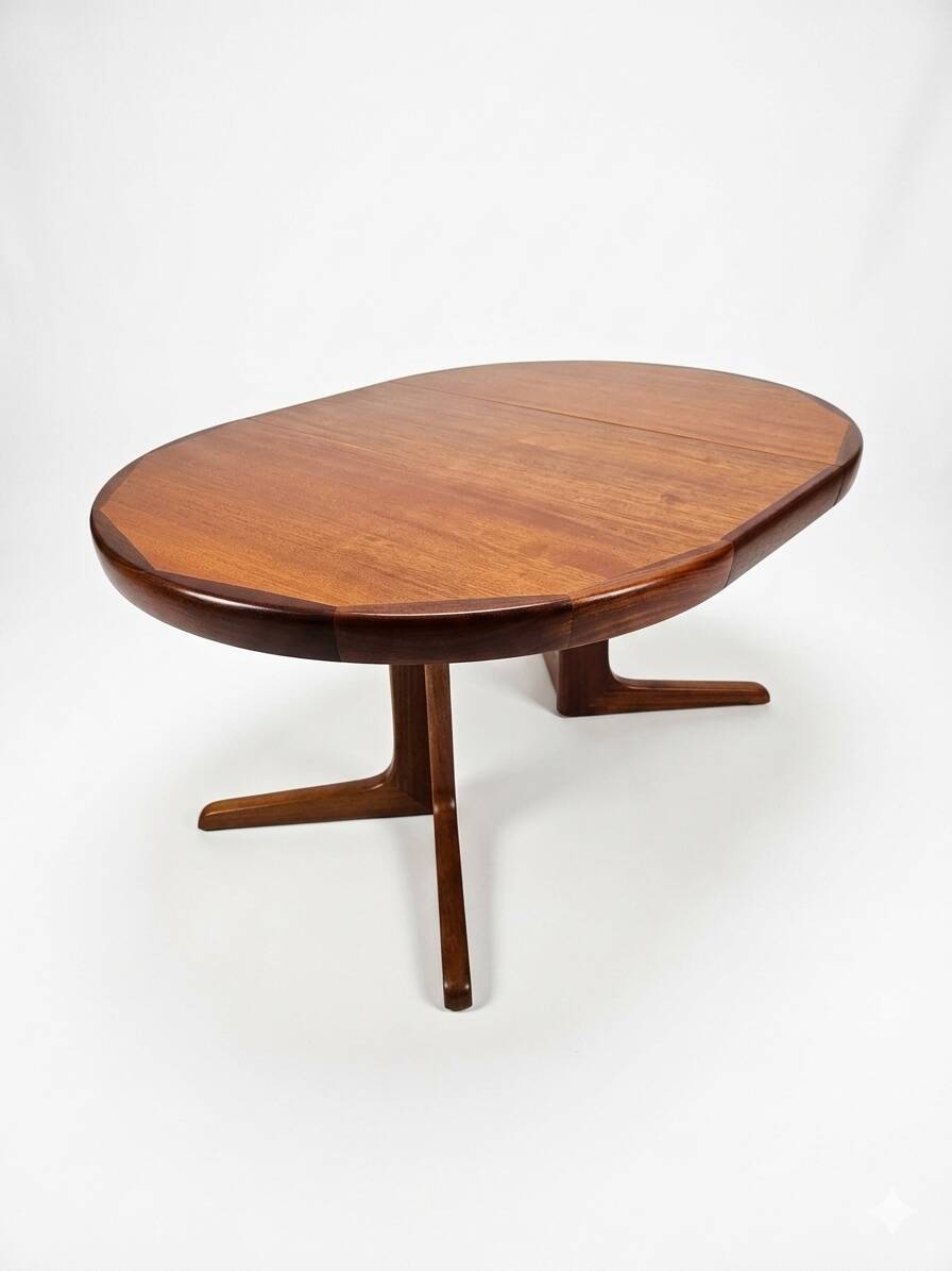 Baumann extendable table in teak from the 1960s (2 extensions)