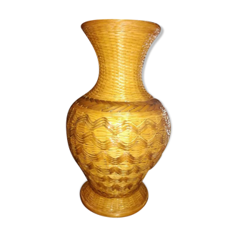 Rattan vase