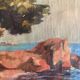 Southern landscape painting, signed oil painting, 1930