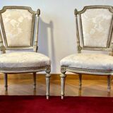 Suite de 2 chaises Louis XV