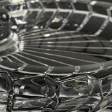 Vintage Crystal Ashtray in Seashell Shape