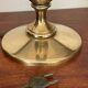 Vintage baluster lamp in golden brass 51cm