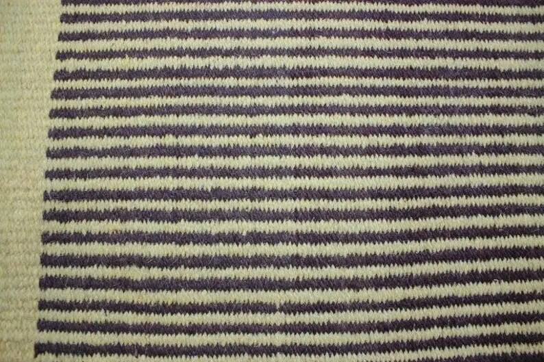 Pair of Small Midcentury Geometric Kilim Carpets, 1960s