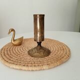 Antique folk art candle holder 1914/18