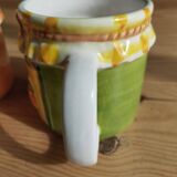 Retro ceramic barbotine kitchen set