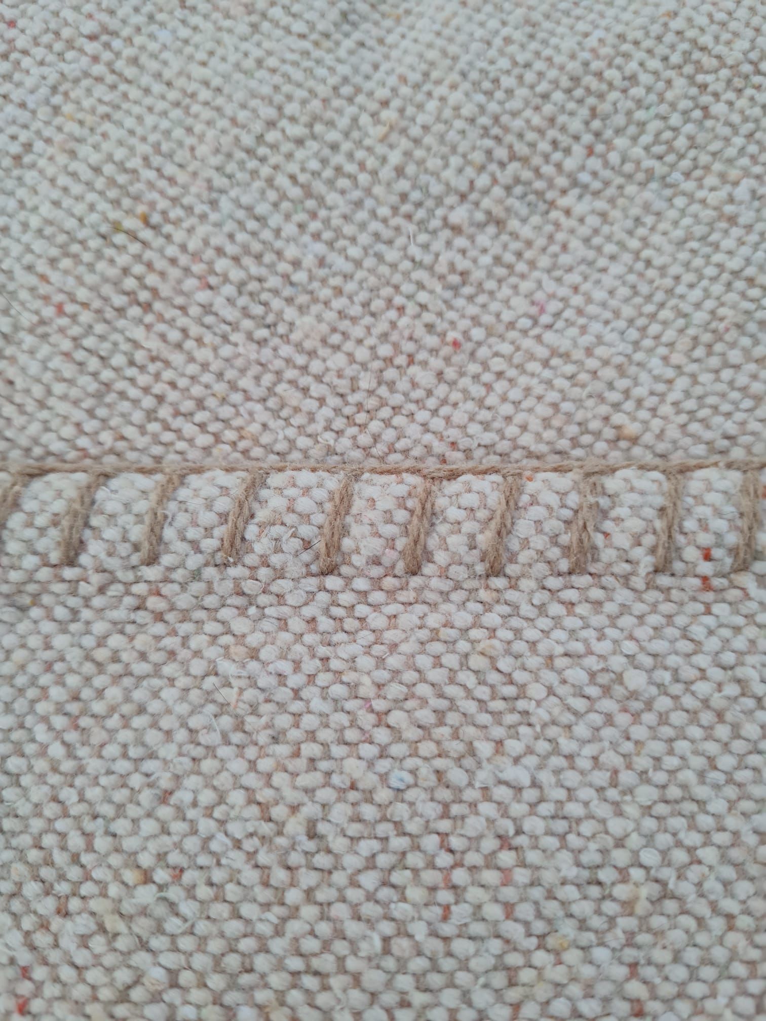 Handmade kilim carpet in cotton and wool 165x230cm