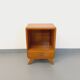 Vintage light wood bedside table from the 40s 50s