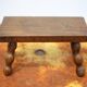 Wooden stool, small beaded foot stool, plant holder