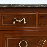 Rare mahogany commode, Louis XVI period – 2nd half of the 18th century.