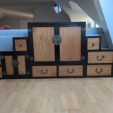 Japanese stair furniture "Kaidan Tansu" – 3 modules – Double-sided