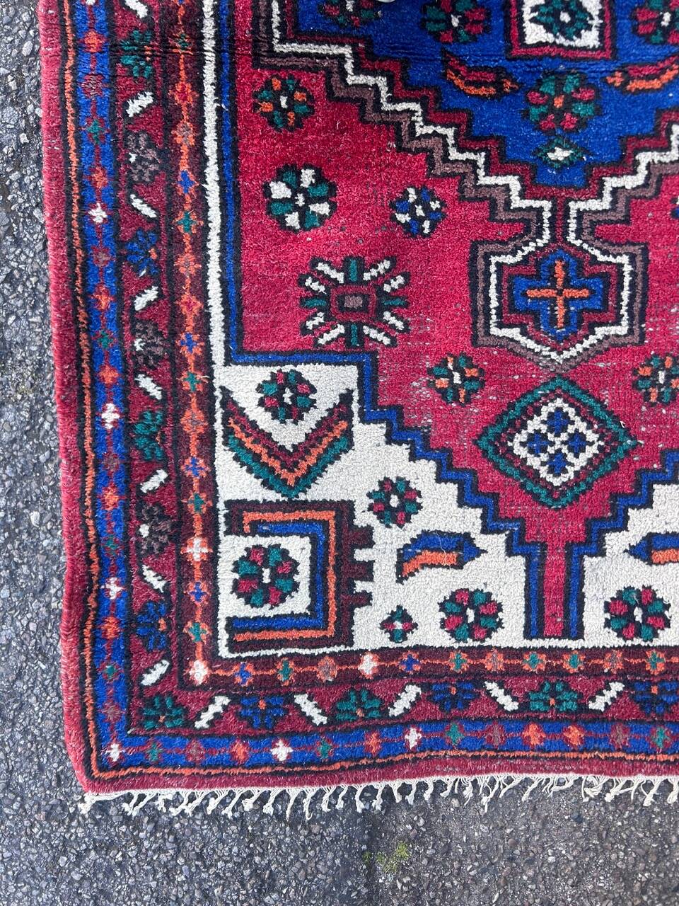 Tapis persan Hamadan fait main