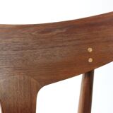 Set of 6 vintage Scandinavian teak chairs by Samcom, 1960