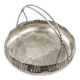Art Nouveau fruit basket, silver metal, Kaiser, Germany, early 20th century
