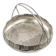 Art Nouveau fruit basket, silver metal, Kaiser, Germany, early 20th century