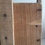 Ibled chocolate box in old wooden transport