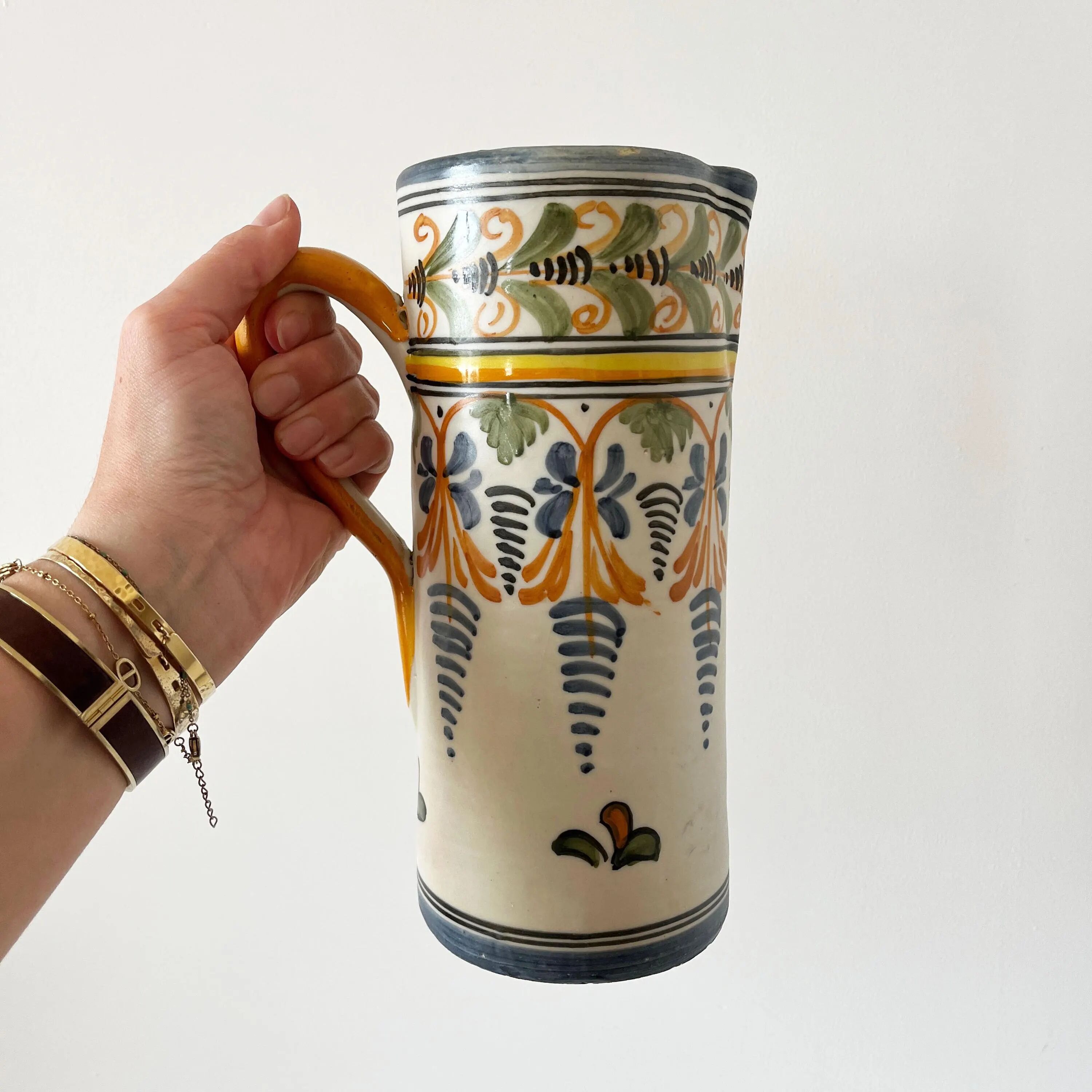 Vintage ceramic flower jug