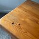 Vintage ergonomic chair in solid pine