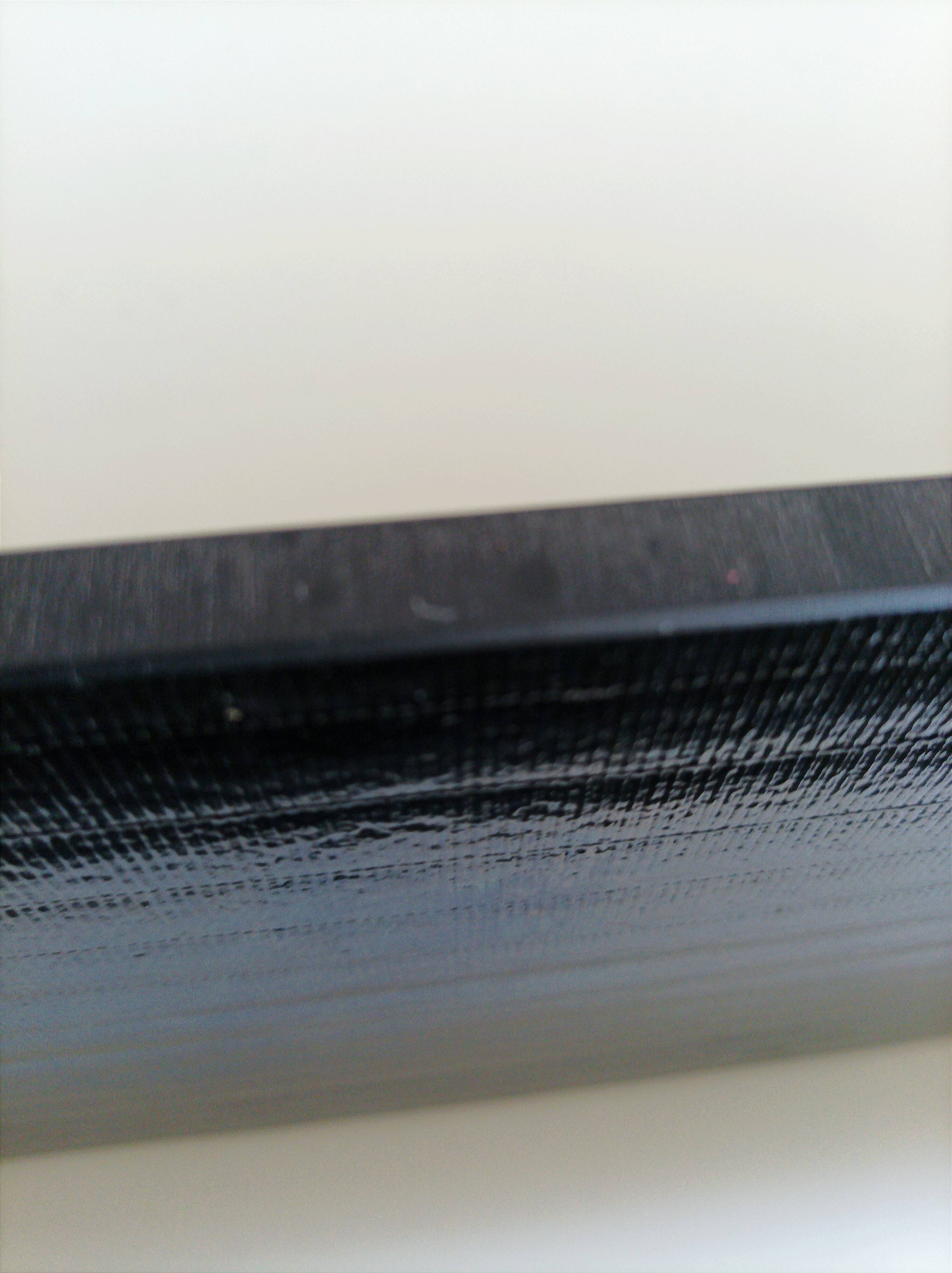 Large format solid glass vintage door handle