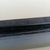 Large format solid glass vintage door handle