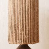 Ceramic lamp and rope
