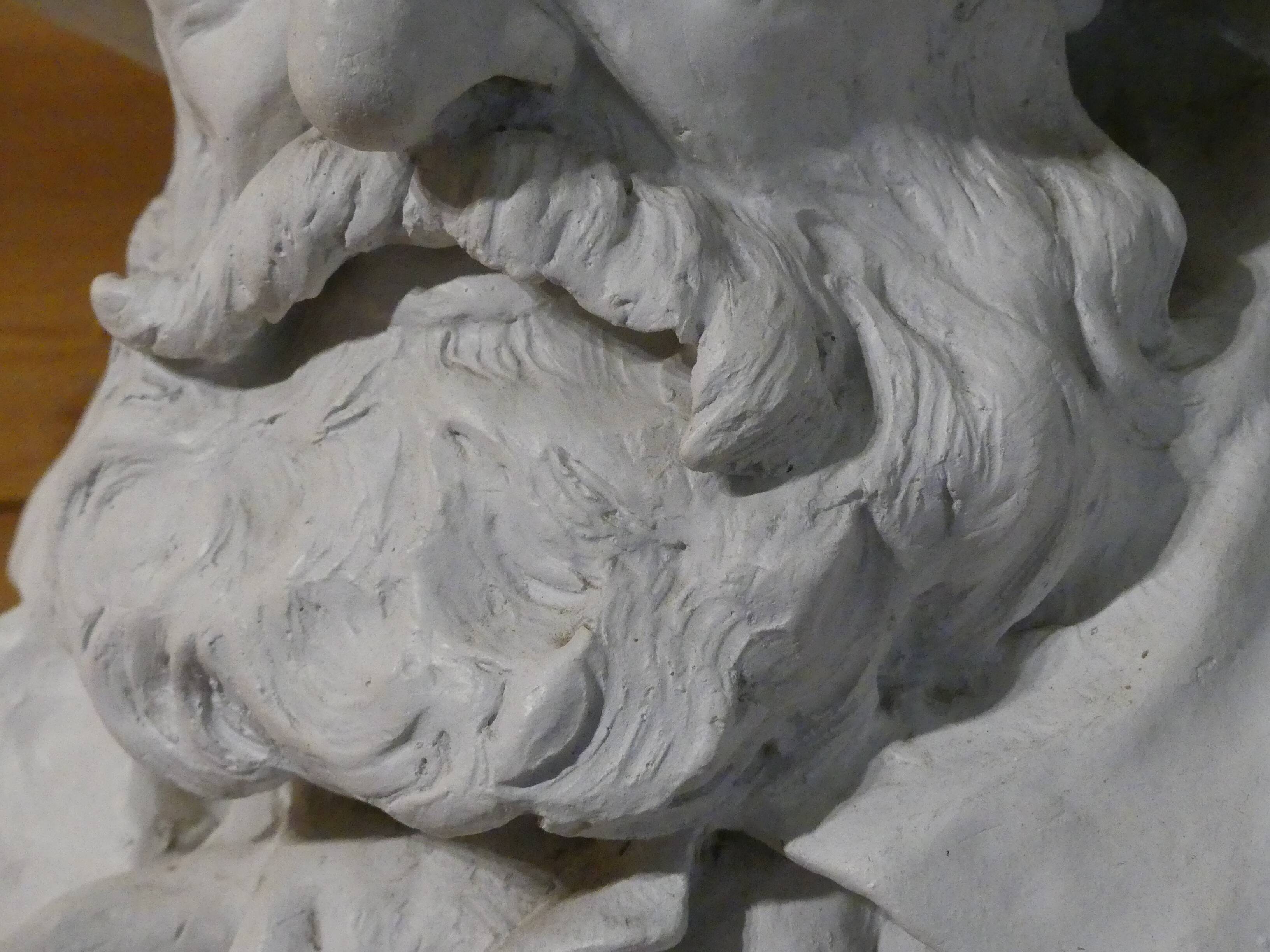 Carved bust Fisherman