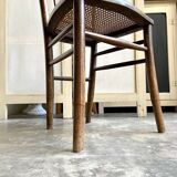 Wooden bistro chair and canning