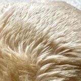 Vintage 70s fur cushion