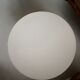 Table basse blanche et tulipe design 1970