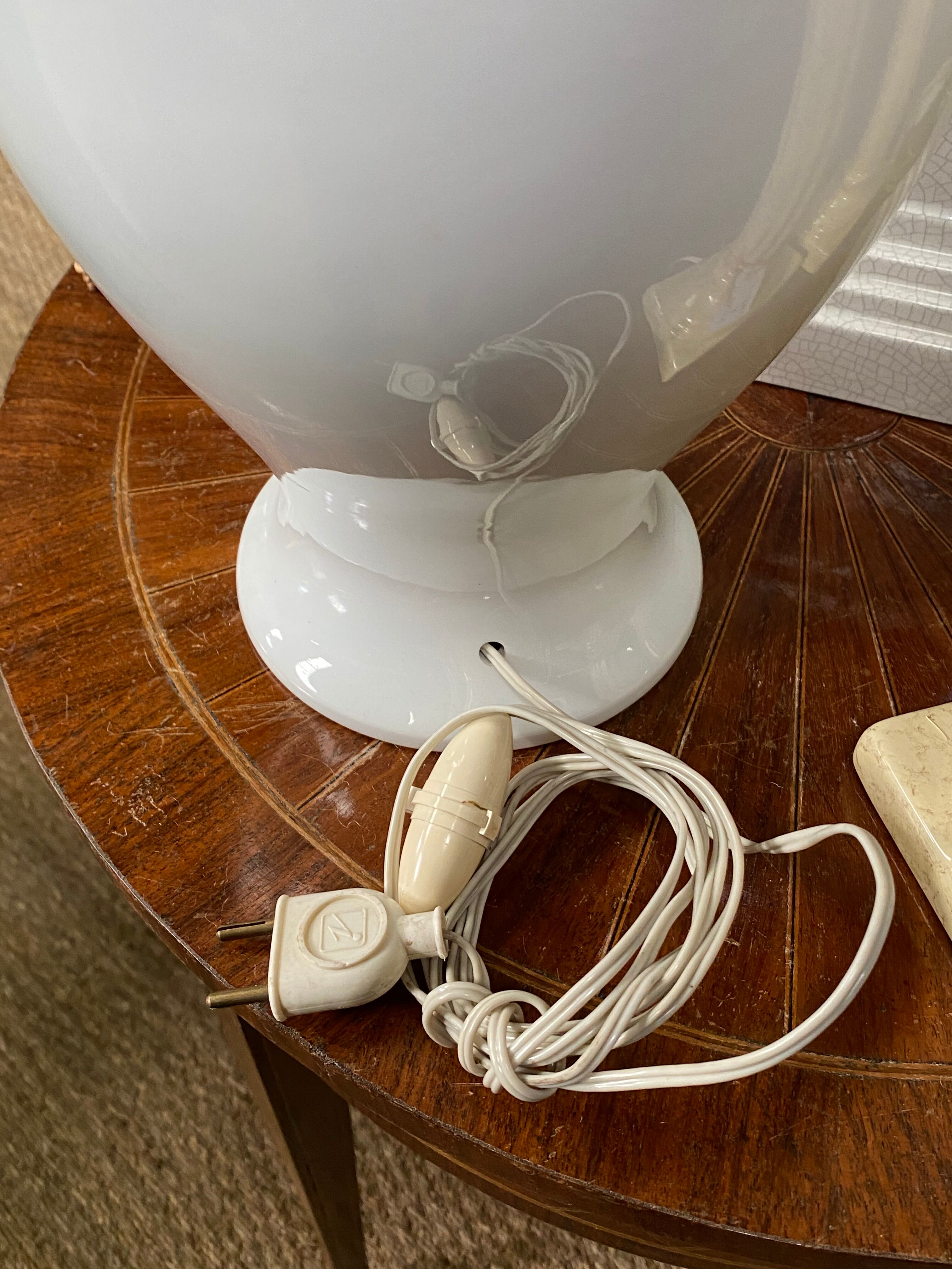 Large porcelain lamp stand from Limoges