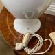 Large porcelain lamp stand from Limoges