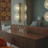 Pair of Space Age 70s double wall lights