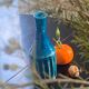 Vase vintage scandinave bleu