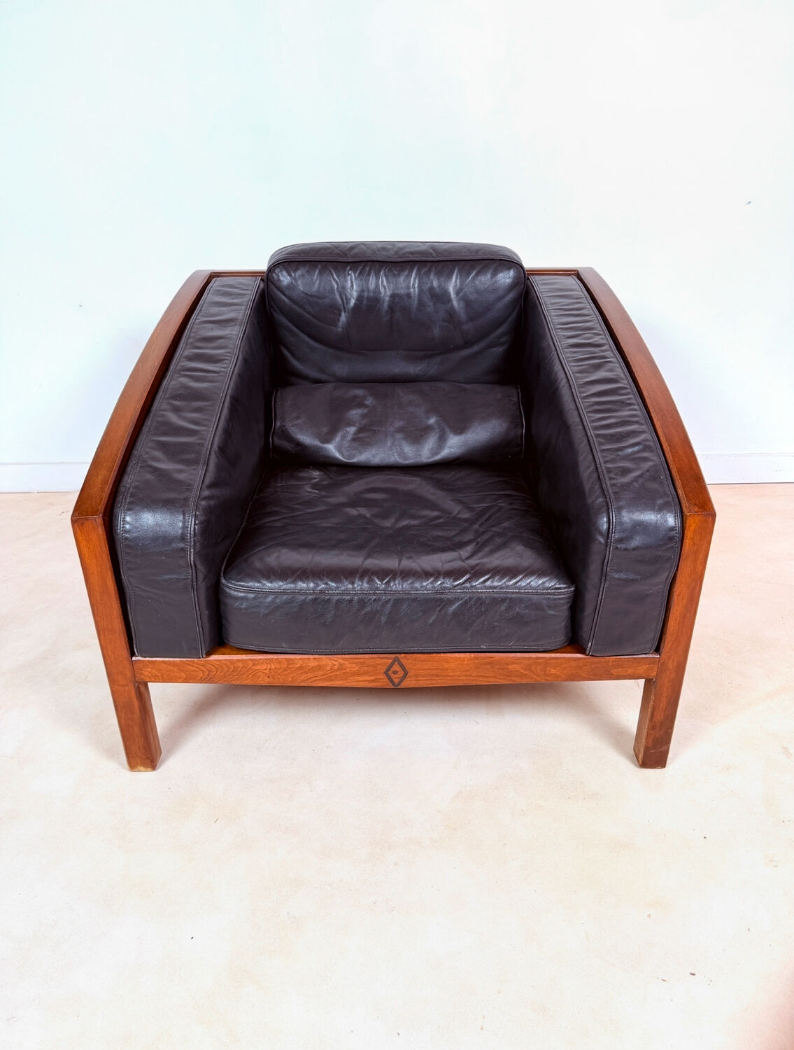 Armchair in the style of Tobia Scarpa