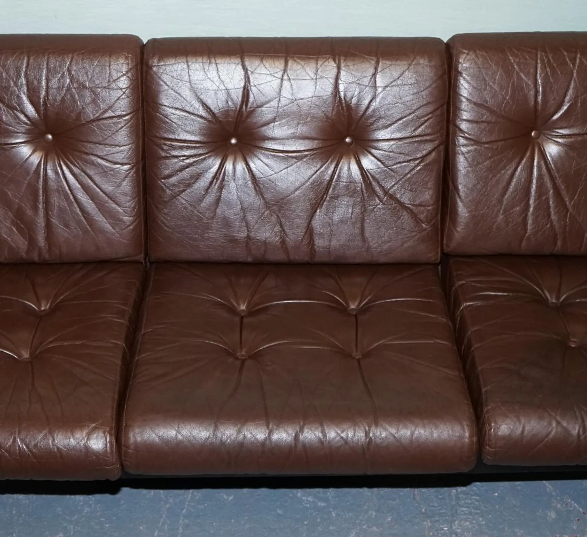 Three-Seater Vintage Scandinavian Sofa by Ekornes Stressless
