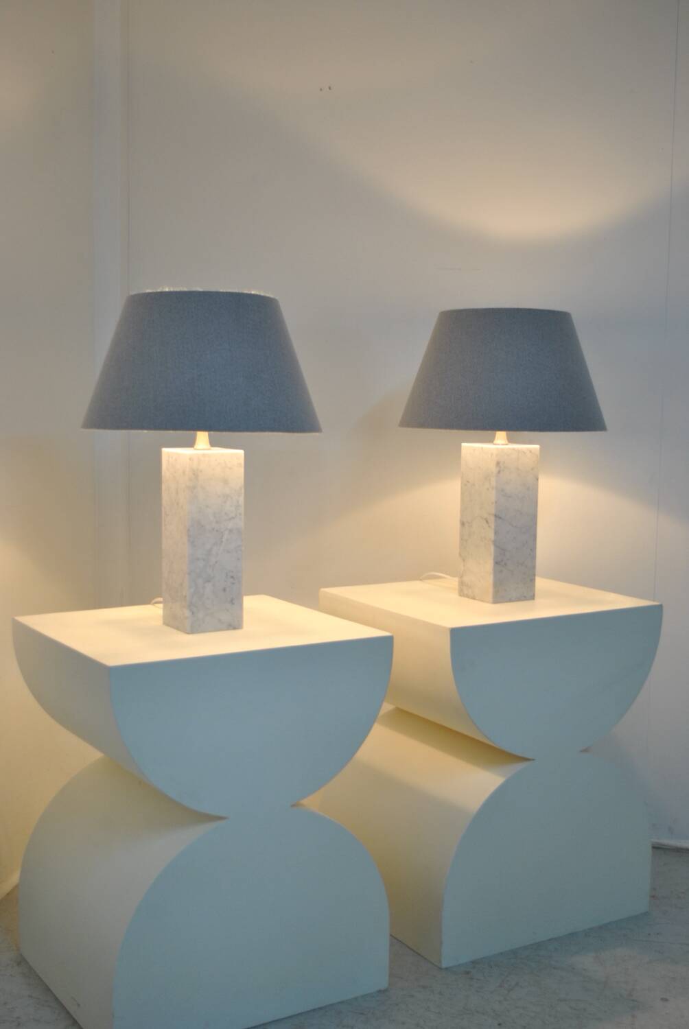 Pair of Barbier house lamps 1960