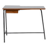 Jacques Hitier for MBO, Desk in oak and black metal, year 1951
