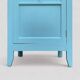 Armoire bonnetière parisienne turquoise 1940