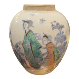 Asian porcelain covered pot