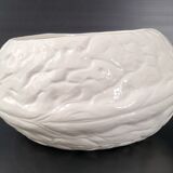 Vintage giant walnut pot cover 1960