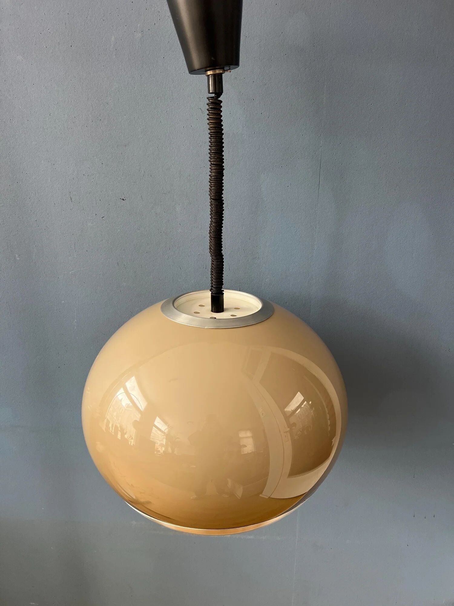 Vintage Dijkstra Space Age Mushroom Pendant Lamp