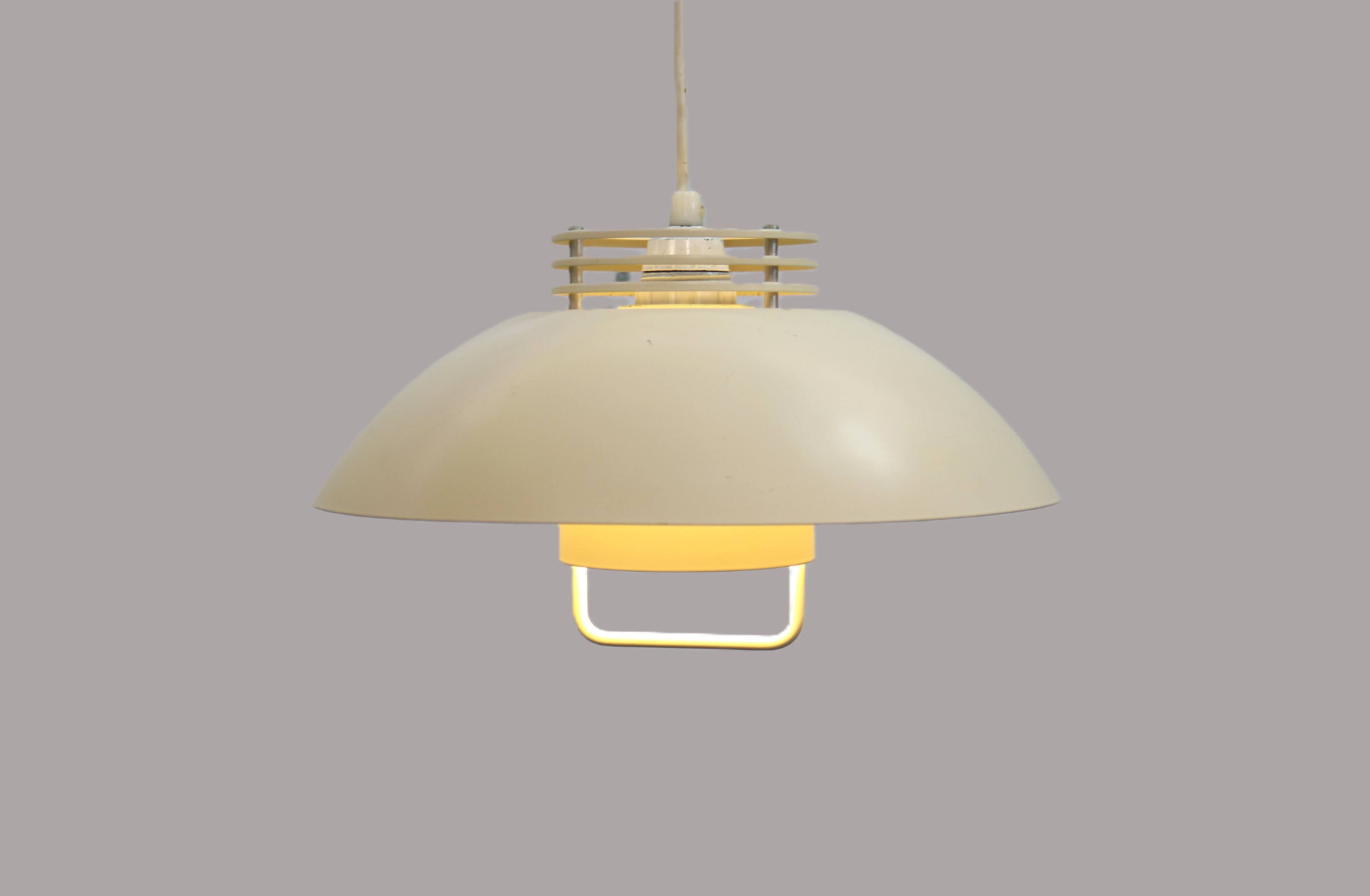 Danish Design Lamp *** Lyfa  *** beige white color *** Denmark 1970