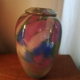 Multicoloured vase