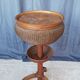 Charles X knitting machine in inlaid rosewood and rattan
